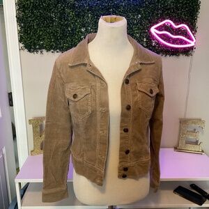 Copper Key Corduroy Ladies button up jacket - size medium